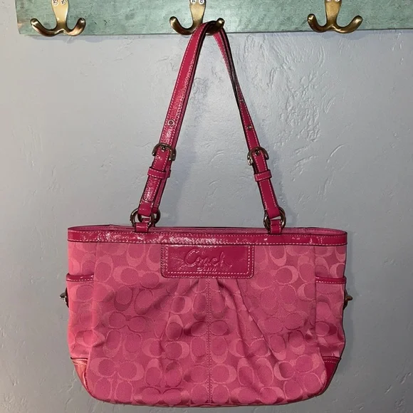 Coach | Bags | Vintage Hot Pink Coach Purse | Poshmark